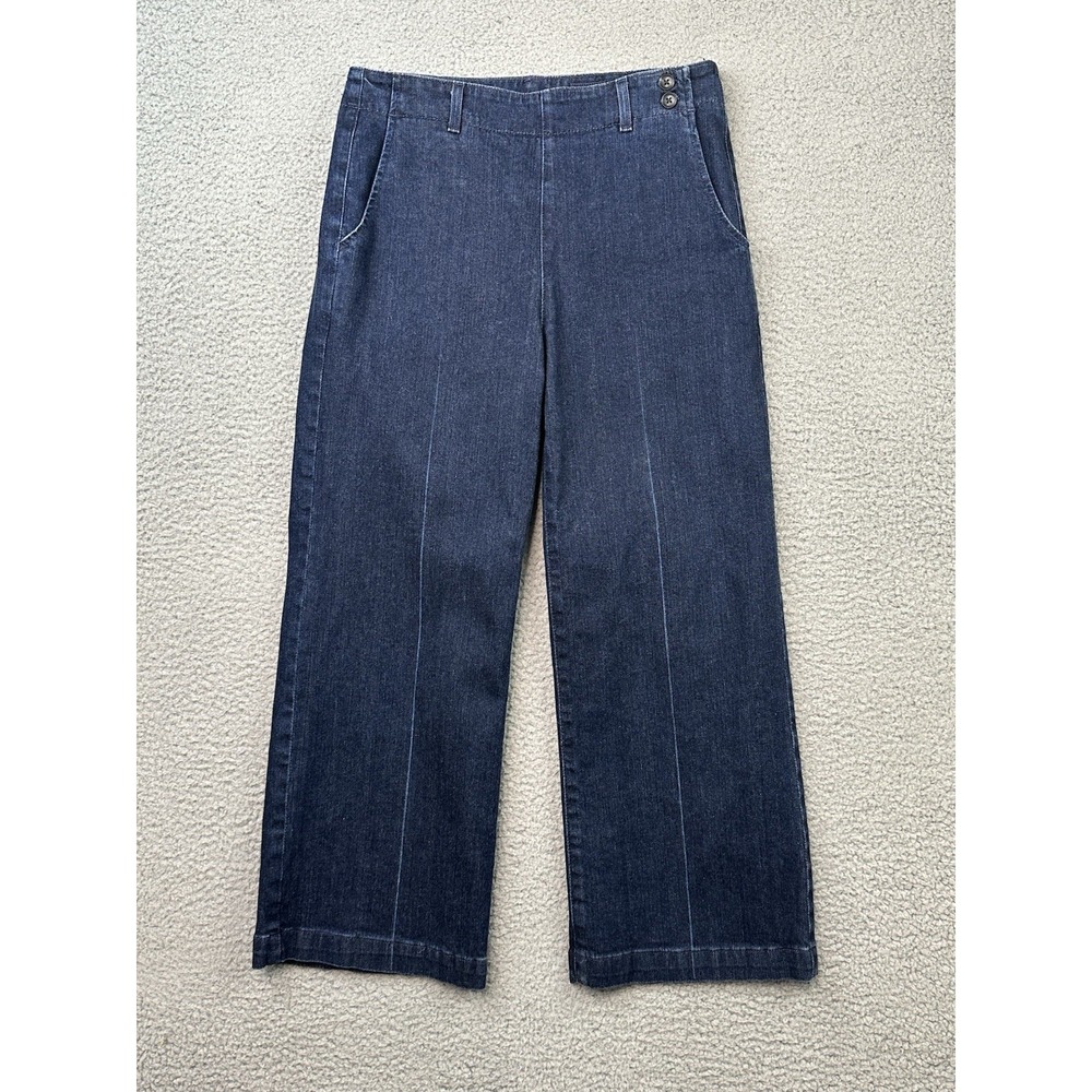 AG Adriano Goldschmied Jeans Womens 28 R Juliette Wide Leg Crop LED1738-LGH